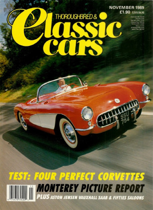 THOROUGHBRED & CLASSIC CARS 1989 NOV - 4-VETTES, DB5